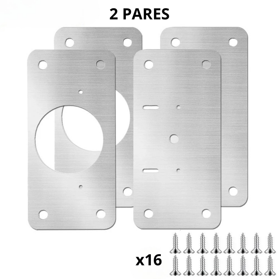Placa de reparación de bisagras - Repara tus puertas fácilmente