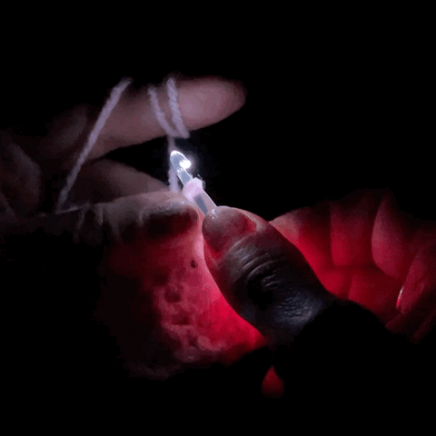 LED crochet set - Teje dónde, cuándo y cómo quieras