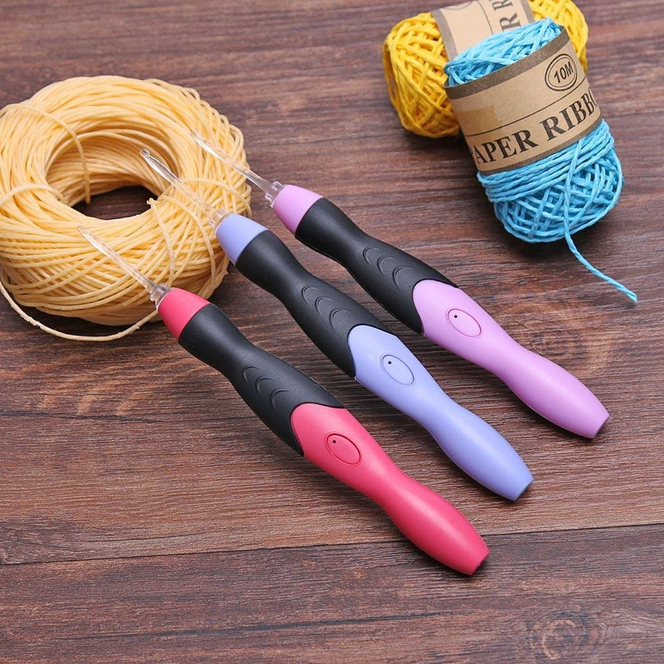 LED crochet set - Teje dónde, cuándo y cómo quieras